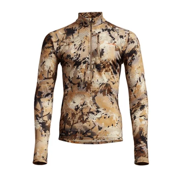 Sitka Férfi Pulóver Core Merino 220 Half-Zip Optifade Waterfowl Marsh