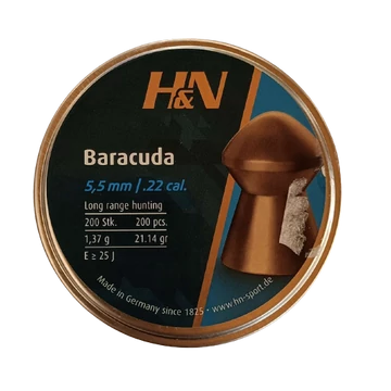 H&N 5,5mm/.22 Cal Baracuda