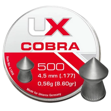 UMAREX Cobra 4,5mm 0,52g 500db légpuska lövedék hegyes