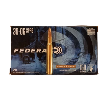 FEDERAL 30-06 SPRG Jacketed Soft Point Power Shok 9,7g/150gr