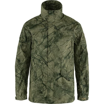 FJALLRAVEN Férfi Kabát Hybrid Jacket Green Camo/Laurel Green