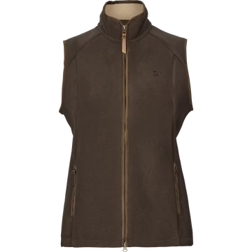 HARKILA Női Mellény Sandhem Sherpa Fleece Waistcoat Demitasse Brown