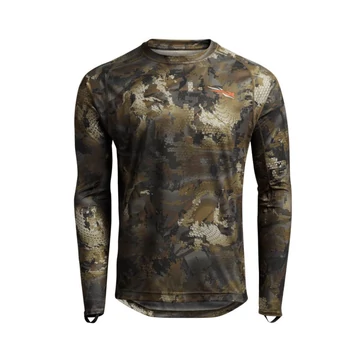 SITKA Férfi Felső Merino 120 LS Crew Optifade Timber