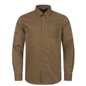BLASER Férfi Ing Stretch Hemd Serge Olive/Grey