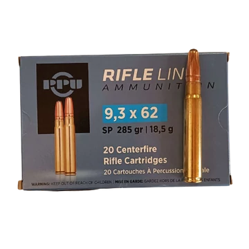 PPU 9,3x62 SP 18,5g/285gr