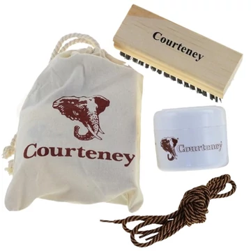 COURTENEY Cipőápoló Szett Pamutzsákban