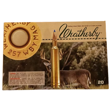 WEATHERBY 257 WBY Magnum Ultra High Velocity 5.2g/80gr