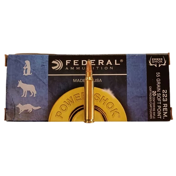 FEDERAL 223 Rem. Soft Point Power Shok 55gr