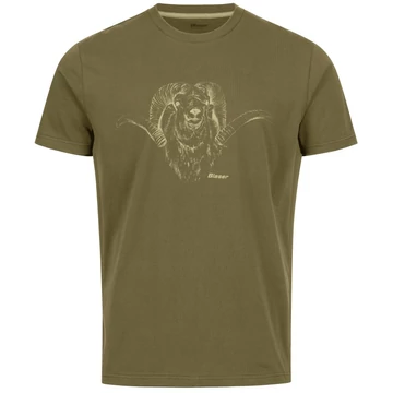 BLASER Férfi Póló T-Shirt Maurice Dark Olive