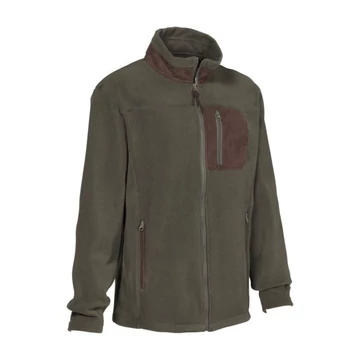 PERCUSSION Férfi Polár Pulóver Blouson Zippes Zöld