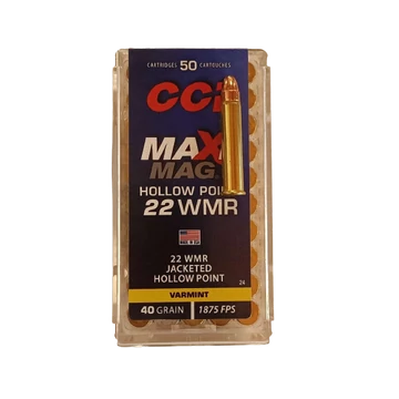 CCI .22 WMR Maxi Mag Hollow Point 40gr