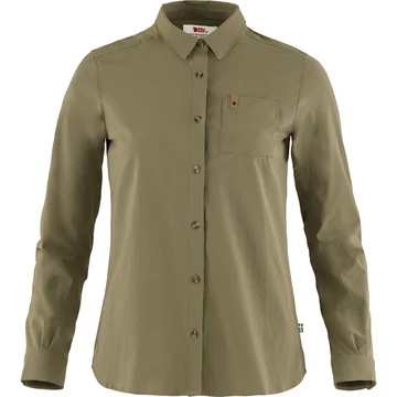 FJALLRAVEN Női Ing Övik Lite LS Green