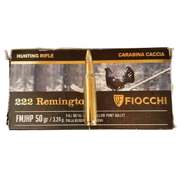 FIOCCHI 222 Rem. FMJHP 3,24g/50gr