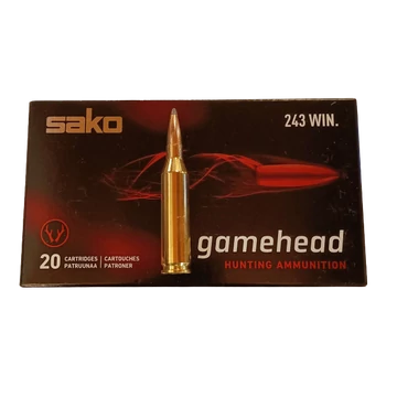 SAKO 243 Win. GAMEHEAD Soft Point 6,5g/100gr