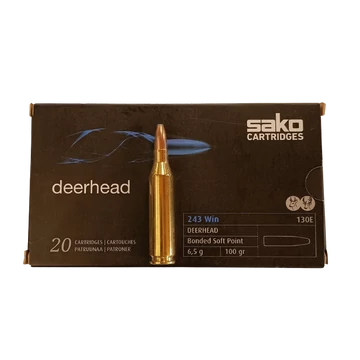 SAKO 243 Win. DEERHEAD Bonded Soft Point 6,5g/100gr