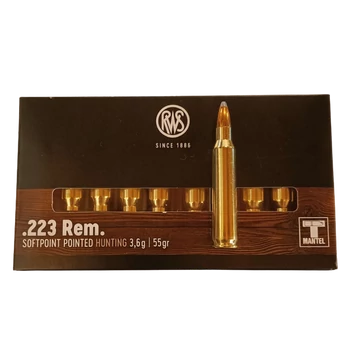 RWS 223 Rem. SoftPoint Pointed Hunting 3,6g/55gr