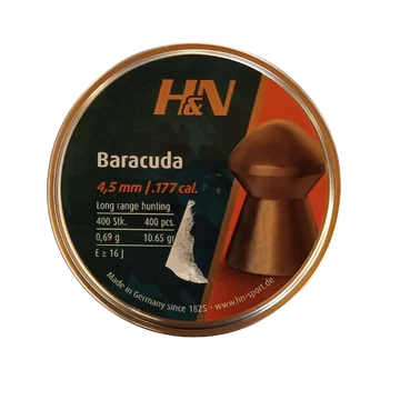 H&N 4,5mm/.177 Cal Baracuda