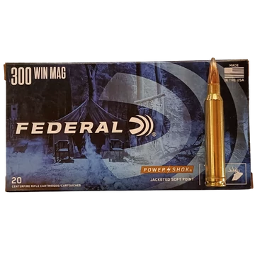 FEDERAL 300 Win. Mag. Jacketed Soft Point Power Shok 11,7g/180gr