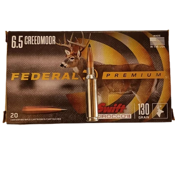 FEDERAL 6,5 Creedmoor Premium Swift Scirocco II 8,4g/130gr