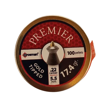 CROSMAN 5,5mm/.22 Cal Premier Gold Tipped