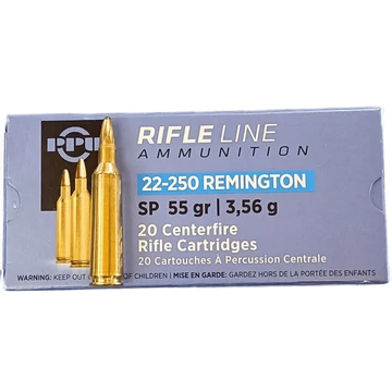 PPU 22-250 Rem. SP 3,56g/55gr