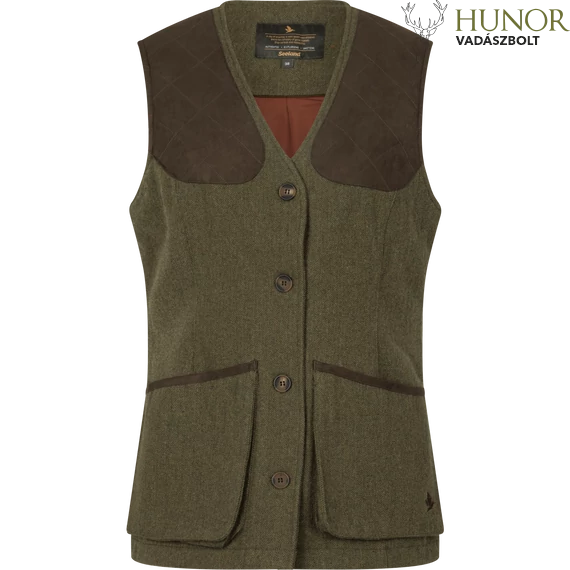 SEELAND Női Mellény Hillside Harriet Waistcoat Moss Green