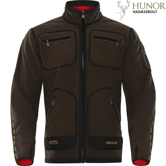 HARKILA Férfi Polár Felső Kamko Fleece Brown/Red