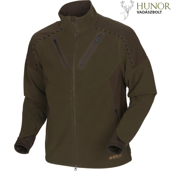 HARKILA Férfi Polár Mountain Hunter Fleece Jacket HGreen/SBrown