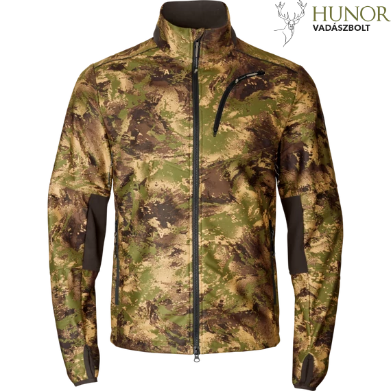 HARKILA Férfi Dzseki Deer Stalker Camo Wsp Fleece Jacket Axis Msp Forest