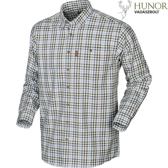 HARKILA Férfi Ing Milford Shirt Heritage Blue Check