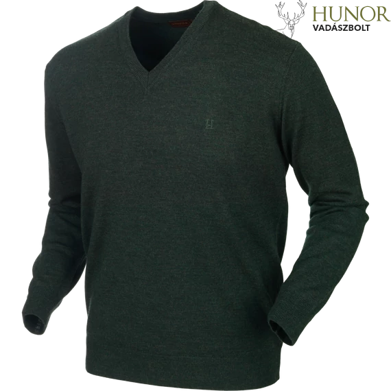 HARKILA Férfi Pulóver Glenmore Pullover Forest Green