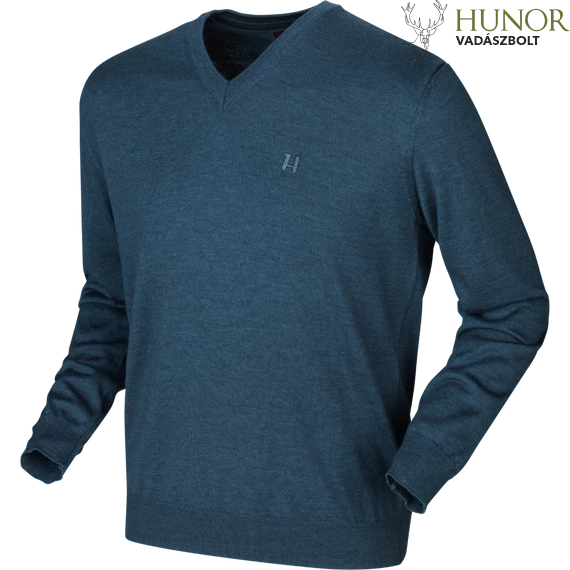 HARKILA Férfi Pulóver Glenmore Pullover Heritage Blue