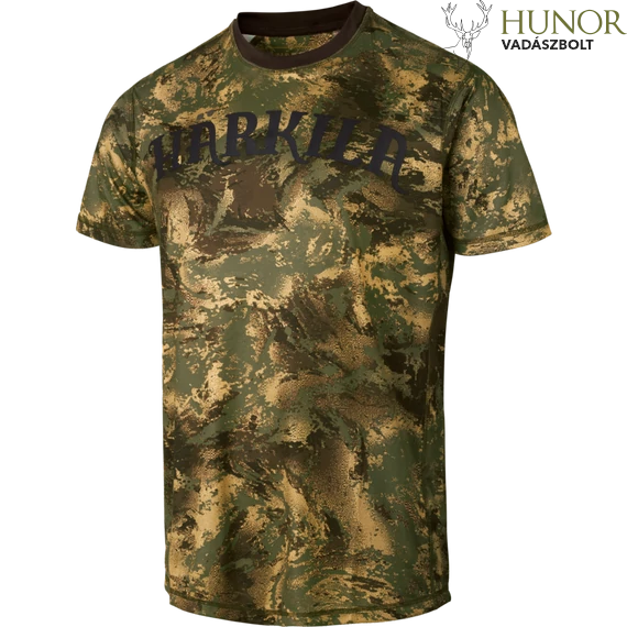 HARKILA Férfi Póló Lynx S/S T-Shirt Axis MSP Forest Green