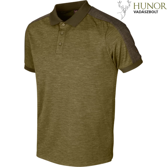 HARKILA Férfi Póló Tech Polo Dark Olive/Willow Green