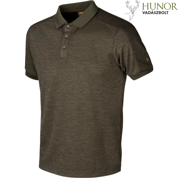 HARKILA Férfi Póló Tech Polo Willow Green