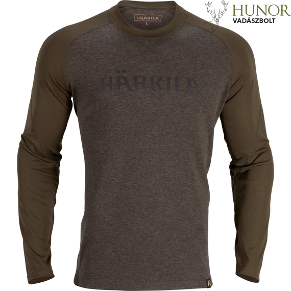 HARKILA Férfi Pulóver Metso L/S T-Shirt W.Green