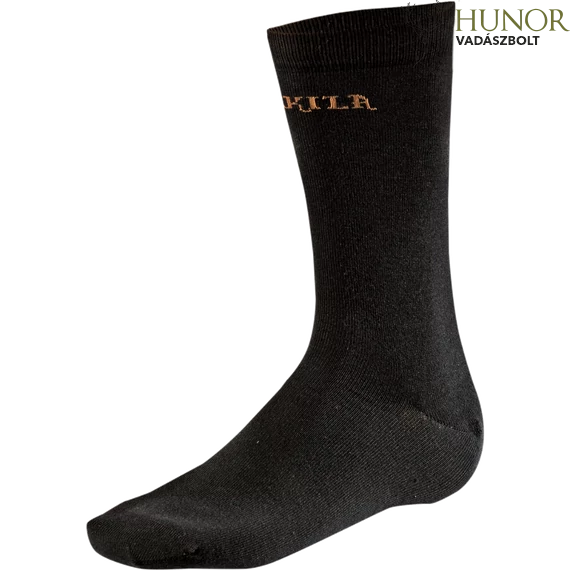HARKILA Férfi Zokni Coolmax II Liner Sock Black