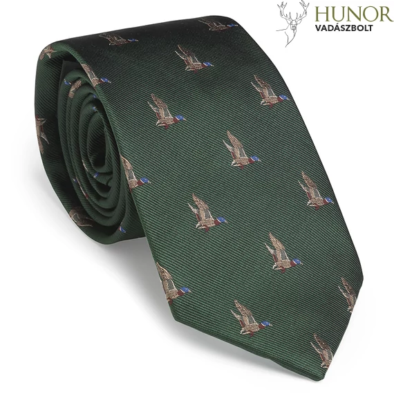 LAKSEN Nyakkendő Kacsa British Racing Green