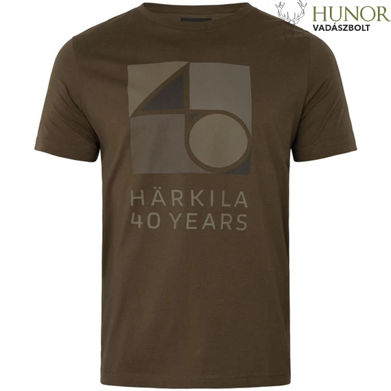 HARKILA Férfi Póló Anniversary S/S Willow Green