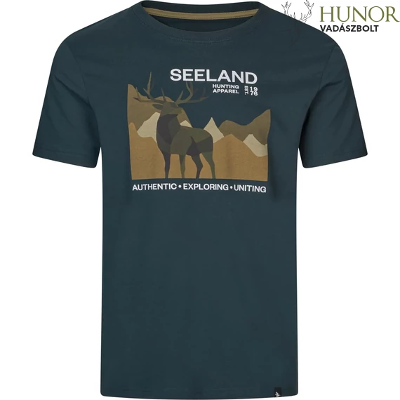 SEELAND Férfi Póló Fragment Dark Blue