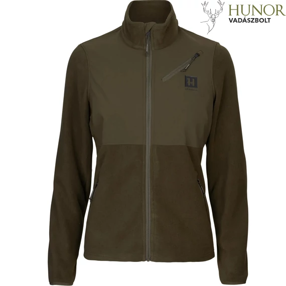 HARKILA Női Dzseki Fjell Fleece Hunting Green/Willow Green