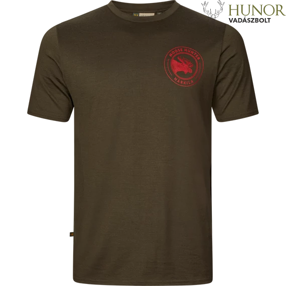 HARKILA Férfi Póló Game S/S Moose Willow Green