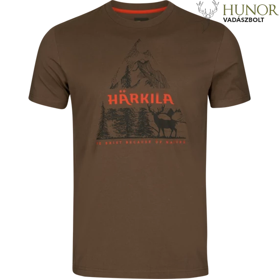 HARKILA Férfi Póló Nature S/S Slate Black