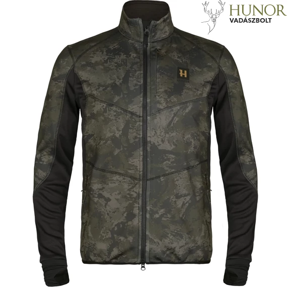 HARKILA Férfi Dzseki Noctyx Camo Fleece AXIS MSP Black