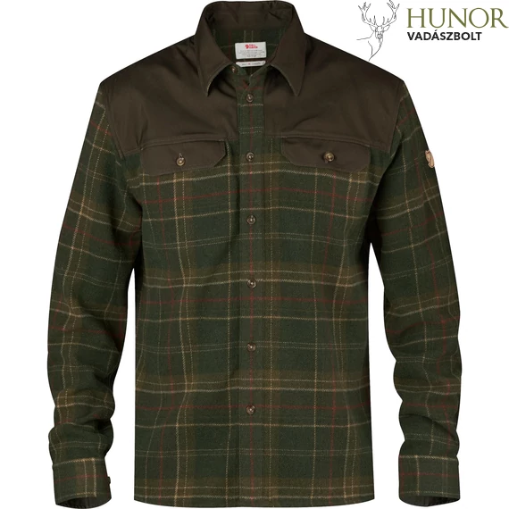 FJALLRAVEN Férfi Ing Granit Shirt Green