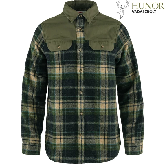 FJALLRAVEN Férfi Ing Granit Shirt Laurel Green