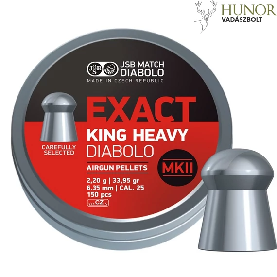 JSB 6,35MM Exact King Heavy 150DB MKII