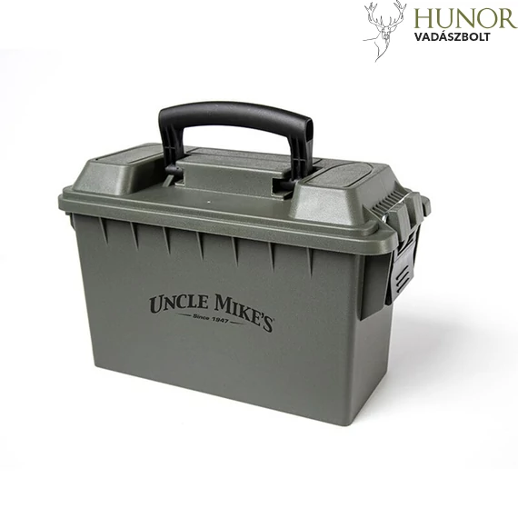 UNCLE MIKES Műanyag Lőszertartó Ammo Can Green Plastic
