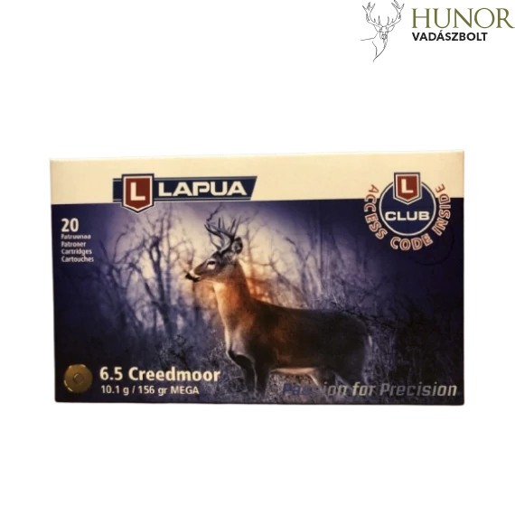 LAPUA 6,5 Creedmoore Soft Point 10,1G/156GR