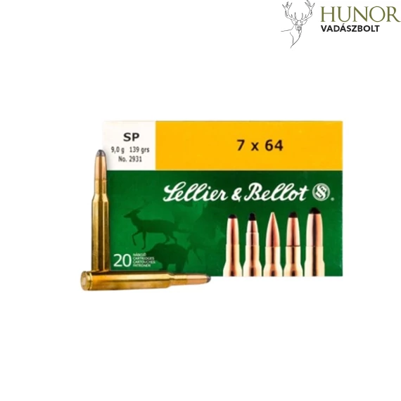 SELLIER & BELLOT 7X64 SP 9G 139GR